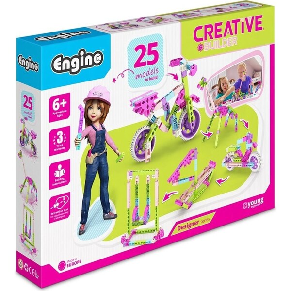 Engino Creative Builder Designer Models Set 25 Models Girls