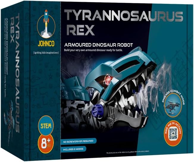 Johnco Tyrannosaurus Rex Armoured Dinosaur Robot Kit