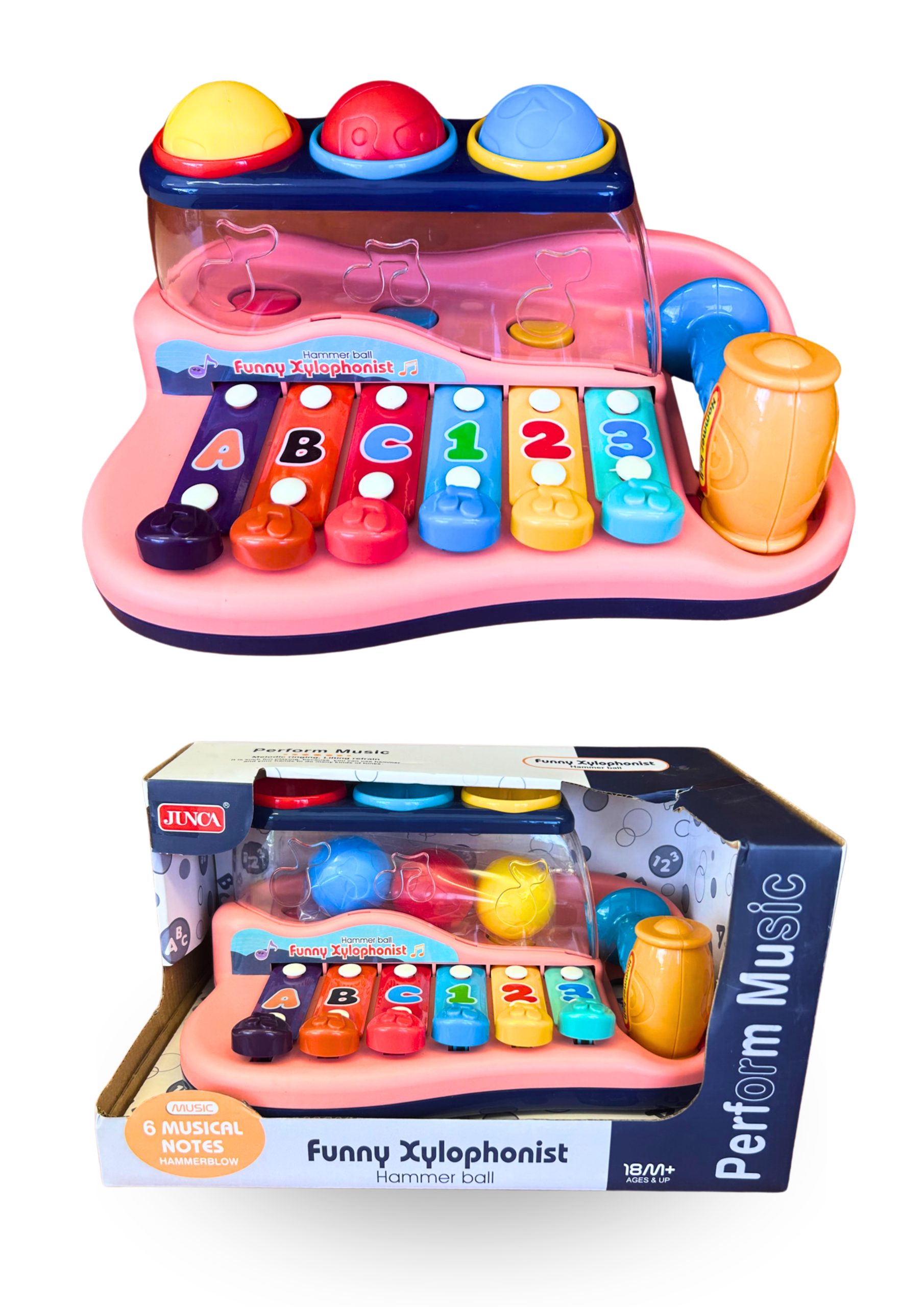 Funny Xylophonist Hammer Ball