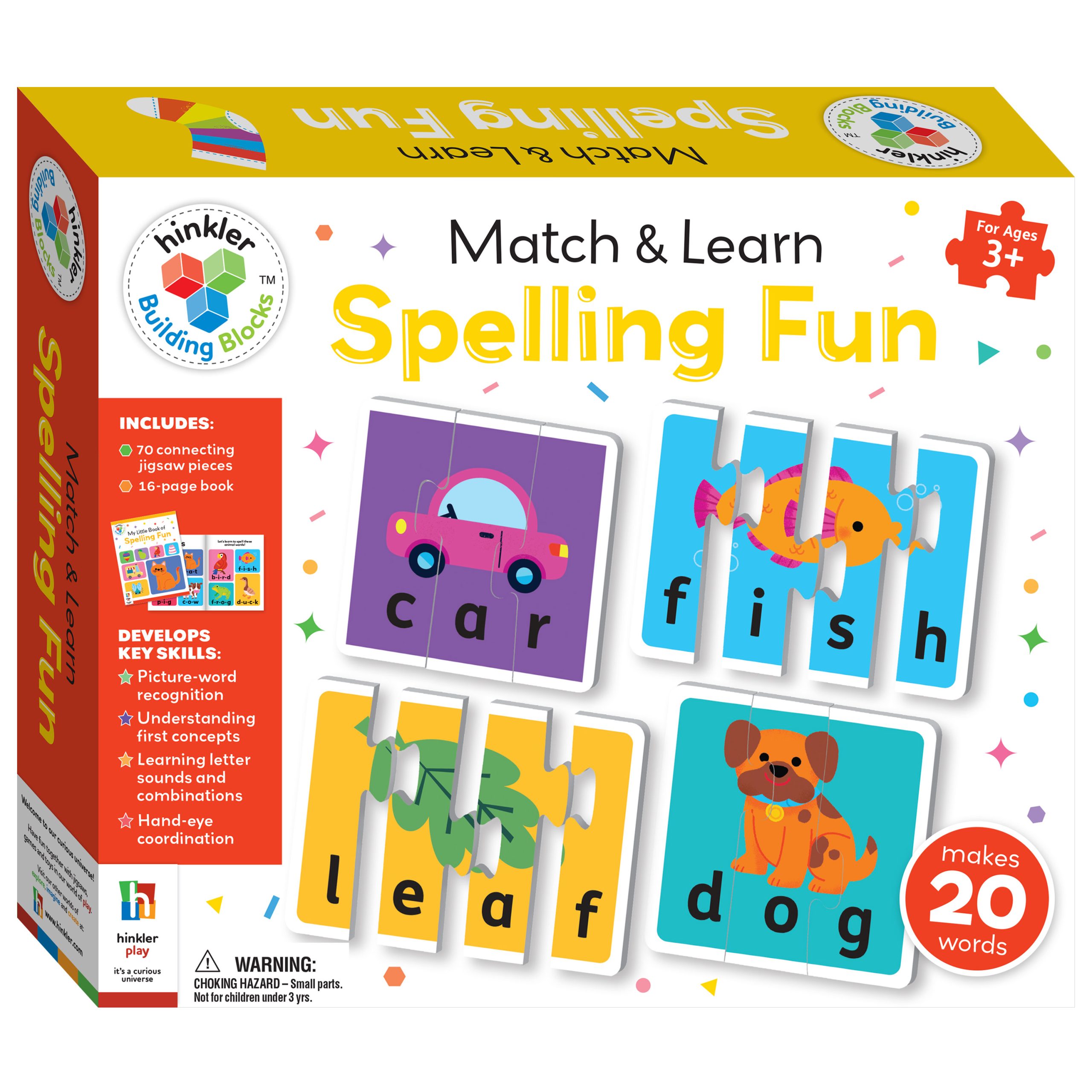Building Blocks Match & Learn Spelling Fun