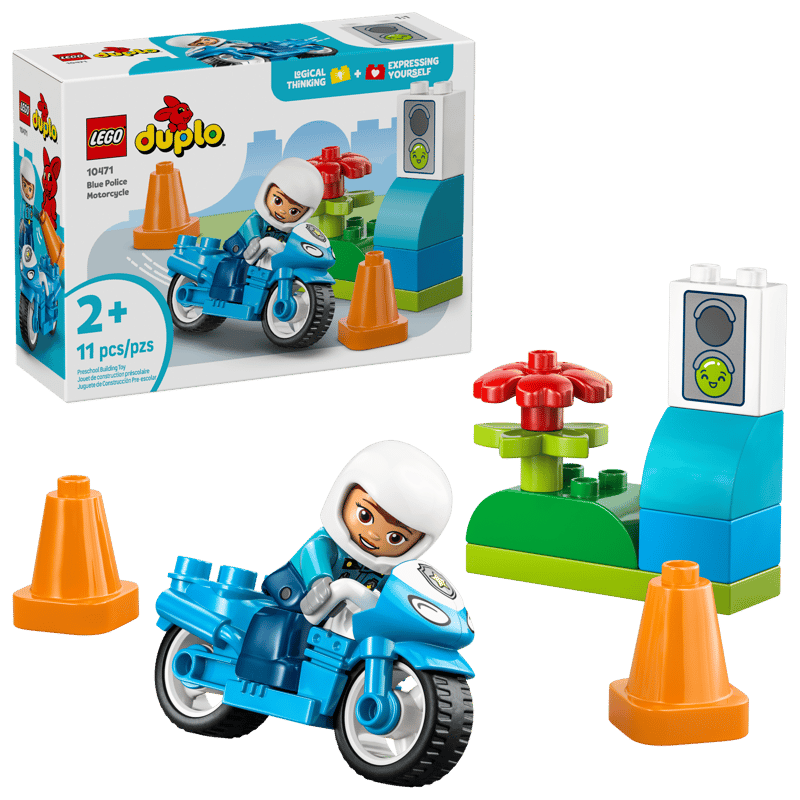DUPLO  Blue Police Motorcycle #10471