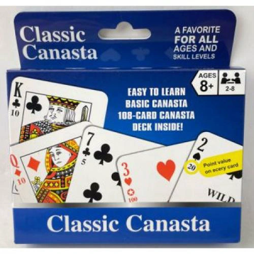 All Brands Toys Classic Canasta Playing Card Game with Value Points
