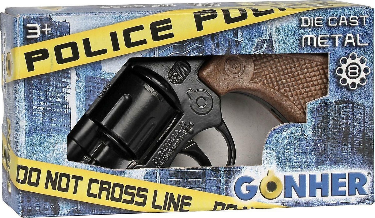 Gonher Detective Style 8-Shot Toy Cap Gun