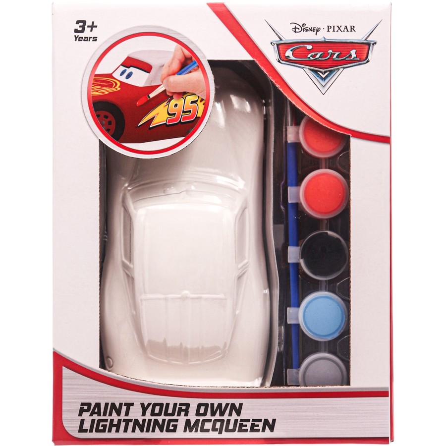 DISNEY PIXER - CARS - PAINT YOUR OWN LIGHTNING MCQUEEN