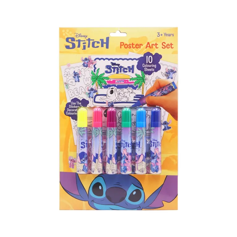 Disney Stitch Poster Art Set