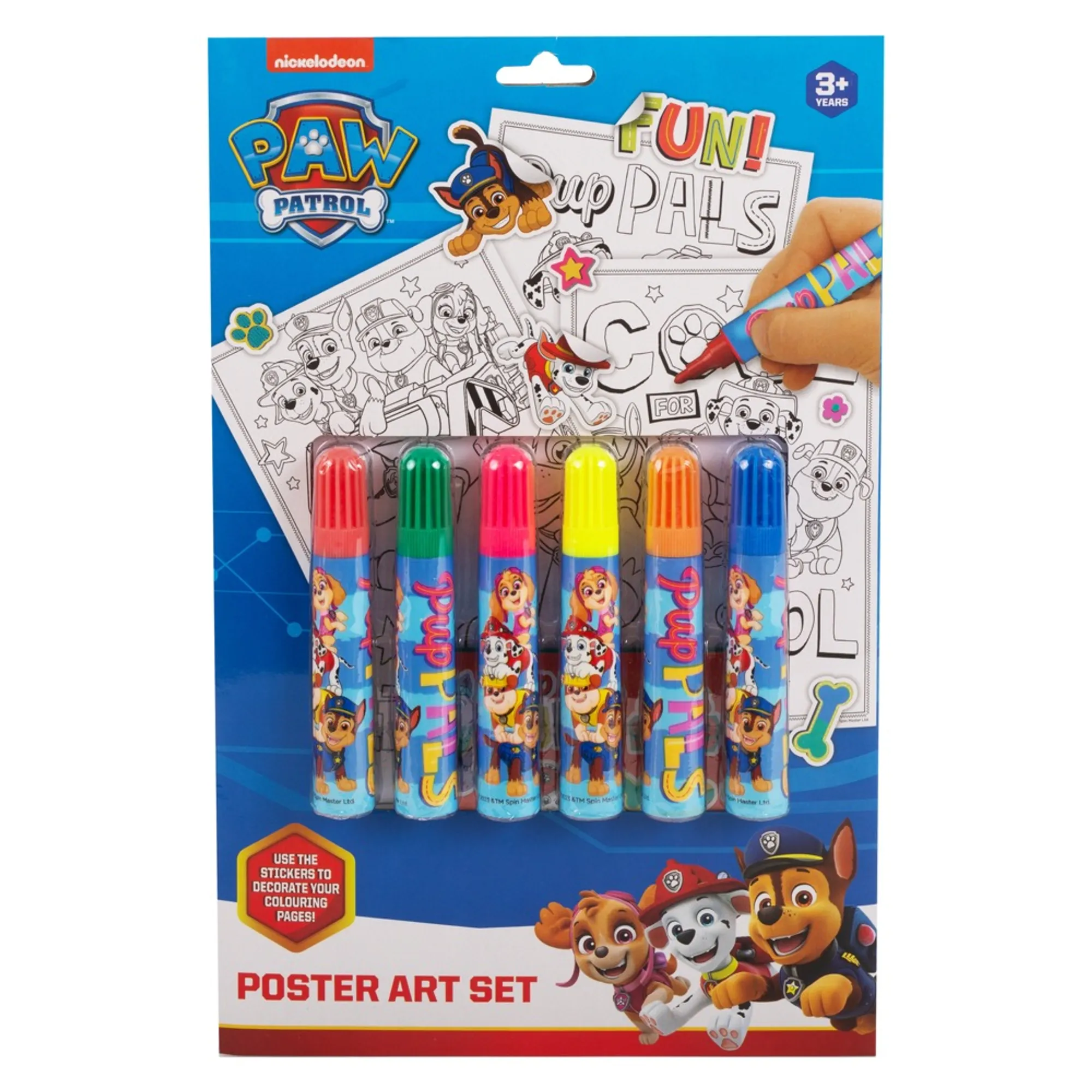PAW PATROL POSTER ART SET