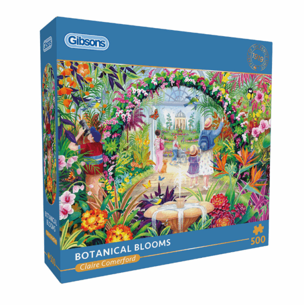 GIBSONS 500 PIECE BOTANICAL BLOOMS